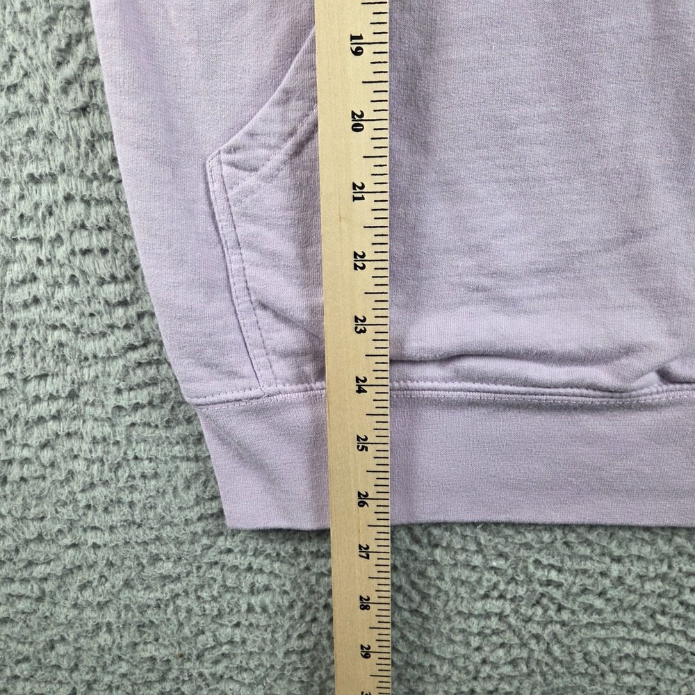 Crime Junkie Podcast Hoodie Sweater Womens Small Lilac Long Sleeve Pullover - Picture 7 of 9